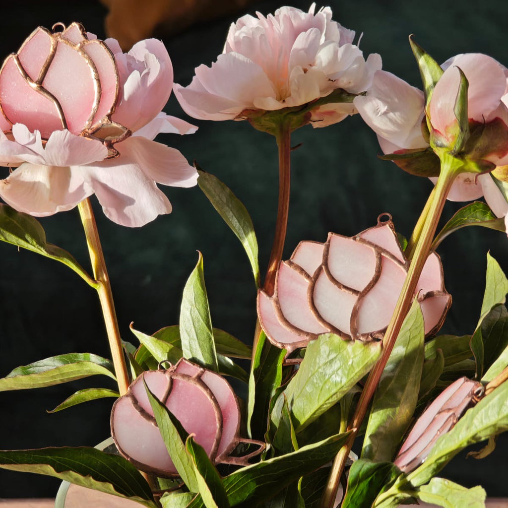 Flower sun catcher - Peony