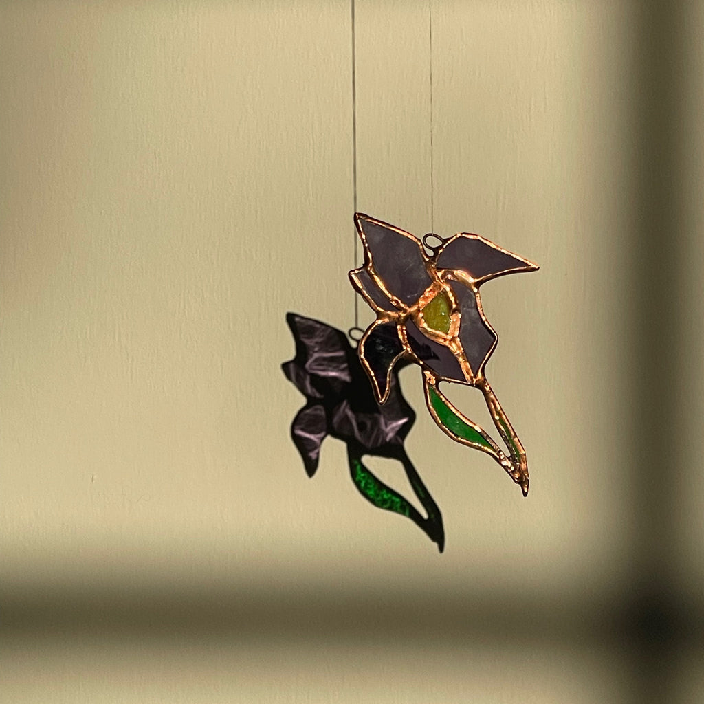 Flower sun catcher - Iris