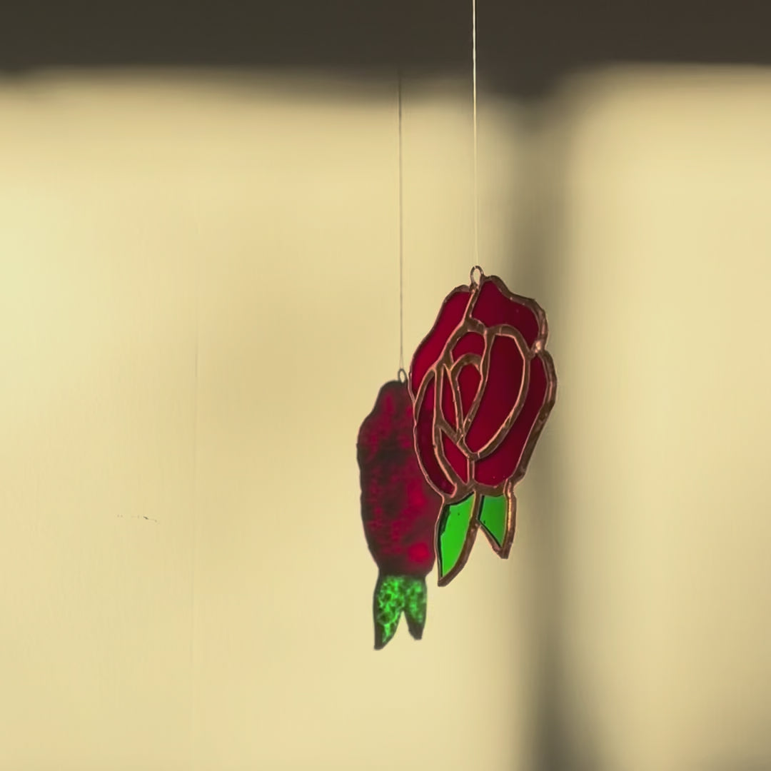 Flower sun catcher - Rose