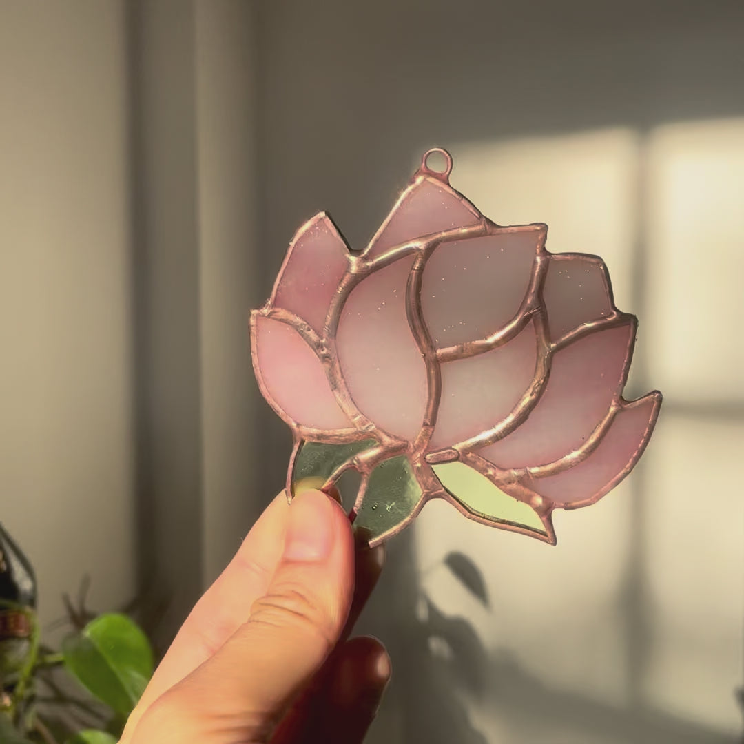 Flower sun catcher - Lotus/Peony