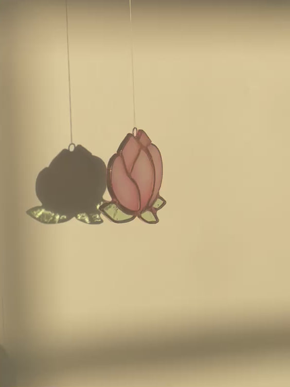 Flower sun catcher - Peony