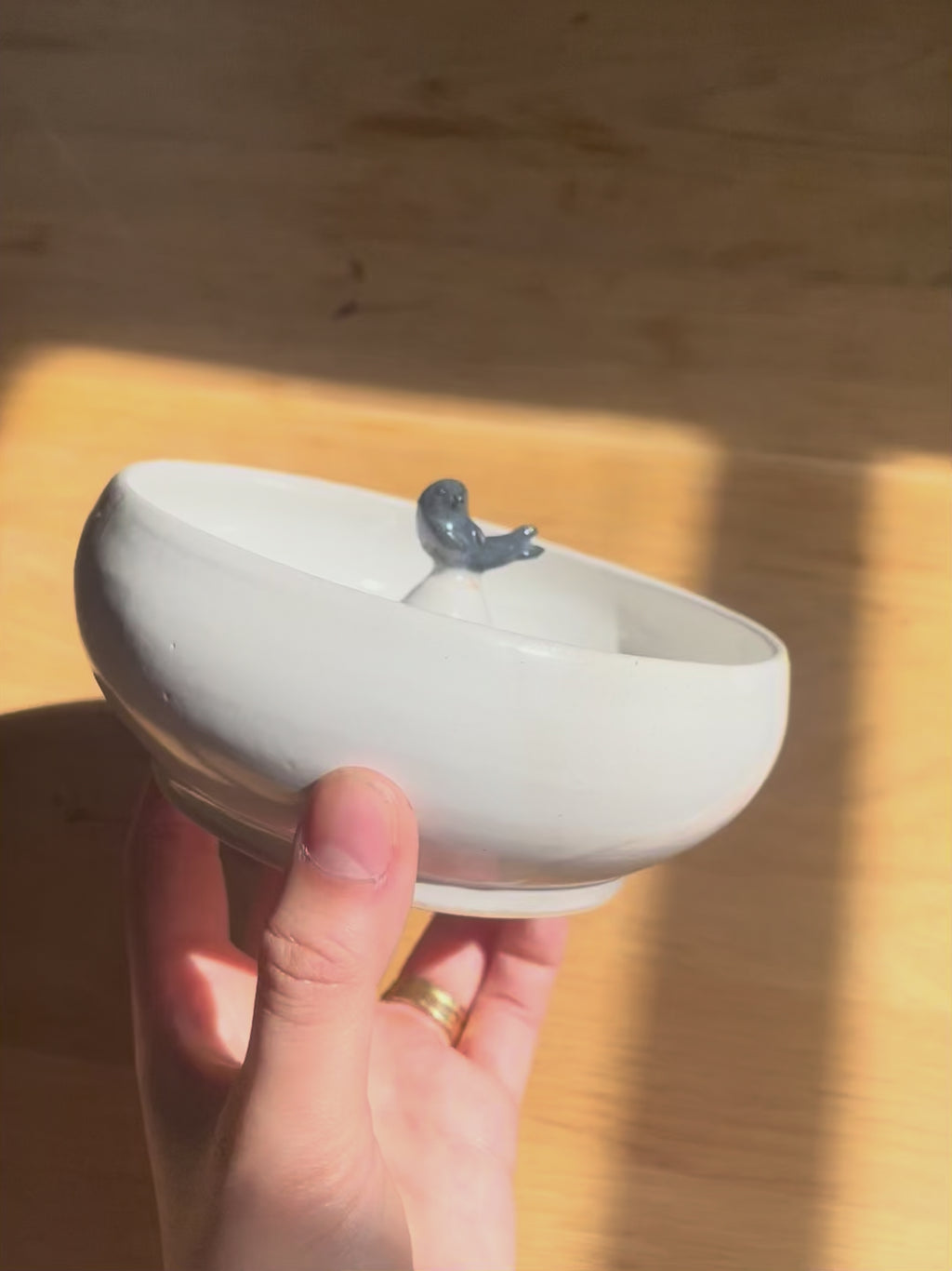 Arf arf snack/dip bowl - dark grey seal